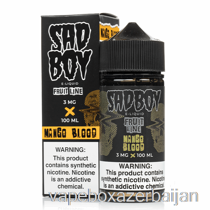 Vape Smoke Mango Blood - Sadboy - 100mL 0mg